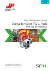 SPX Johnson Pump Gama TopGear TG L/RBS Serie Manual De Instrucciones