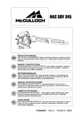 Mcculloch MAC GBV 345 Manual De Instrucciones