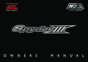 NZI Helmets Spyder III Manual De Usuario