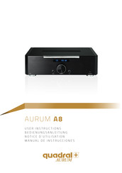 quadral AURUM A8 Manual De Instrucciones