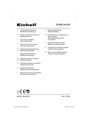EINHELL TE-MG 300 EQ Manual De Instrucciones