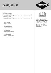 MESTO 3615S Instrucciones De Uso