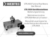 WEBTEC CT750R Manual Del Usuario