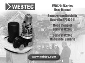 WEBTEC VFD120-E Serie Manual Del Usuario