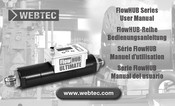 WEBTEC FlowHUB Serie Manual Del Usuario