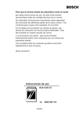 Bosch HLN 1220.0 E Instrucciones De Uso
