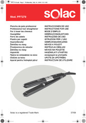 SOLAC PP7270 Instrucciones De Uso