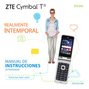 ZTE Cymbal T LTE Manual De Instrucciones