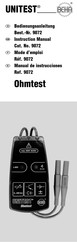 BEHA UNITEST Ohmtest 9072 Manual De Instrucciones