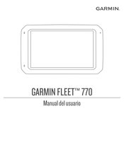 Garmin FLEET 770 Manual Del Usuario