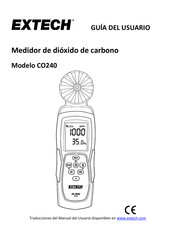 Extech CO240 Guia Del Usuario