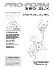 Pro-Form PFEVEX74108.0 Manual Del Usuario