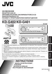 JVC KD-G401 Manual De Instrucciones