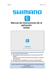 Shimano E6000 Manual De Instrucciones