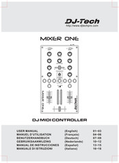 DJ-Tech MIXER ONE Manual De Instrucciones