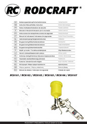 RODCRAFT RC8105 Instrucciones De Manejo/Instrucciones De Seguridad