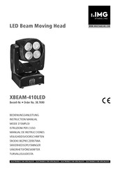 IMG STAGELINE XBEAM-410LED Manual De Instrucciones