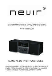 Nevir NVR-699MCDU Manual De Instrucciones