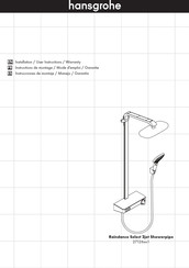 Hansgrohe Raindance Select 2jet Showerpipe 27126 1 Serie Instrucciones De Montaje