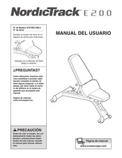 Nordictrack E200 Manual Del Usuario