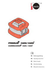 Nedo PRIMUS2 H2N Manual De Instrucciones
