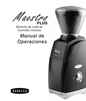 Baratza Maestro PLUS Manual De Operaciones