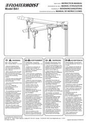 FLOATERHOIST BA1 Manual De Instrucciones