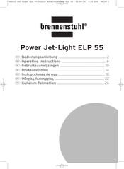 brennenstuhl Power Jet-Light ELP 55 Instrucciones De Uso