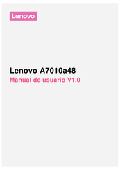 Lenovo A7010a48 Manual De Usuario