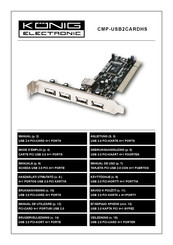 König Electronic CMP-USB2CARDHS Manual De Uso