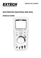 Extech Instruments GX900 Manual Del Usuario