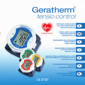 GERATHERM tensio control GP-6220 Instrucciones De Uso