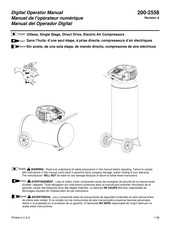 Powermate 200-2558 Manual Del Operador