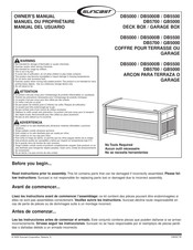 Suncast DB5000 Manual Del Usuario