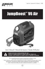 Wagan Tech JumpBoost V6 Air Manual De Usuario