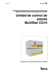 Gema MultiStar CG10 Manual De Instrucciones Y Lista De Piezas De Recambio