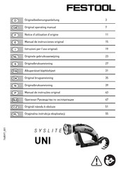 Festool SYSLITE UNI Manual De Instrucciones