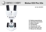 Bresser Biolux ICD Pro 20x Instrucciones De Uso