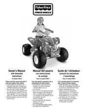 Fisher-Price POWER WHEELS P8013 Manual Del Usuario Con Instrucciones De Montaje