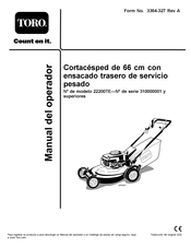 Toro 22200TE Manual Del Operador