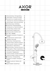 Hansgrohe Axor Citterio Showerpipe EcoSmart 39622000 Modo De Empleo/Instrucciones De Montaje