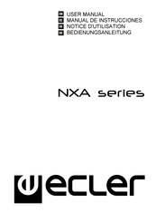 Ecler NXA6-80 Manual De Instrucciones