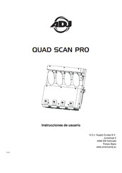 ADJ QYAD SCAN LED Instrucciones De Usuario