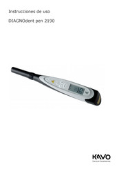 KaVo DIAGNOdent pen 2190 Instrucciones De Uso