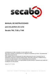 Secabo T120 Manual De Instrucciones