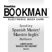 Franklin BOOKMAN BES-2019 Manual Del Usuario