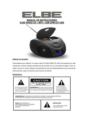 ELBE GPM-237-USB Manual De Instrucciones