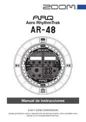 Zoom ARQ Aero RhythmTrak AR-48 Manual De Instrucciones