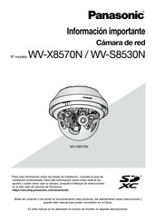 Panasonic WV-X8570N Información Importante