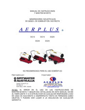 Spitwater AERPLUS DC45 Manual De Instrucciones Y Mantenimiento